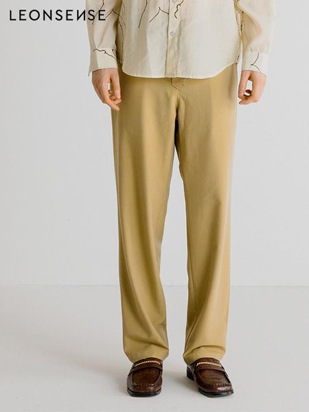 men's pants leonsense early autumn trousers wide leg button asian size, Black
men's pants leonsense early autumn trousers wide leg button asian size, Black