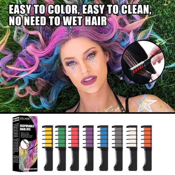 hair brushes disposable dye color chalk hand-held comb brush temporary coloring diy women beauty colorful paint design, Silver
hair brushes disposable dye color chalk hand-held comb brush temporary coloring diy women beauty colorful paint design, Silver