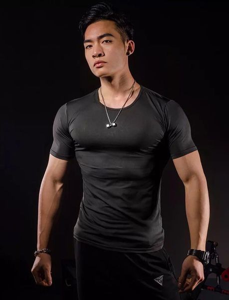 j1451-workout fitness men short sleeve t shirt thermal muscle bodybuilding wear compression elastic slim exercise clothing men's t-shir, White;black
j1451-workout fitness men short sleeve t shirt thermal muscle bodybuilding wear compression elastic slim exercise clothing men's t-shir, White;black