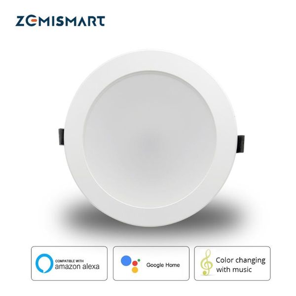 smart home control zemismart 6 inch 14w wifi rgbcw led downlight ceiling light voice by alexa google automation
smart home control zemismart 6 inch 14w wifi rgbcw led downlight ceiling light voice by alexa google automation