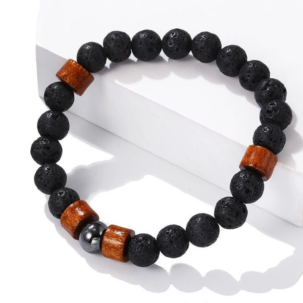 beaded, strands men's bracelet natural volcanic stone handmade beaded wrist jewelry with wooden beads gift for women ea, Black
beaded, strands men's bracelet natural volcanic stone handmade beaded wrist jewelry with wooden beads gift for women ea, Black