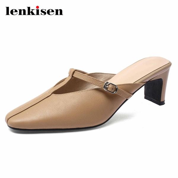 dress shoes lenkisen simple style gorgeous full grain leather small square toe high strange heel mules slip on young lady women pumps l31, Black
dress shoes lenkisen simple style gorgeous full grain leather small square toe high strange heel mules slip on young lady women pumps l31, Black
