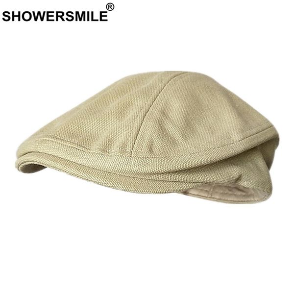 showersmile spring summer canvas flat cap for men beret hat 100% cotton beige ivy male solid vintage british gatsby hats 210429, Blue;gray
showersmile spring summer canvas flat cap for men beret hat 100% cotton beige ivy male solid vintage british gatsby hats 210429, Blue;gray