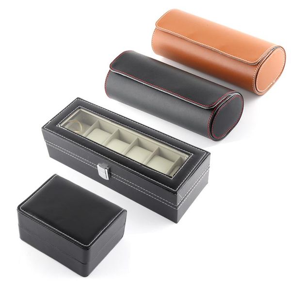 watch boxes & cases 1/3/6 grids box leather case holder organizer storage for quartz watches jewelry display roll gift, Black;blue
watch boxes & cases 1/3/6 grids box leather case holder organizer storage for quartz watches jewelry display roll gift, Black;blue