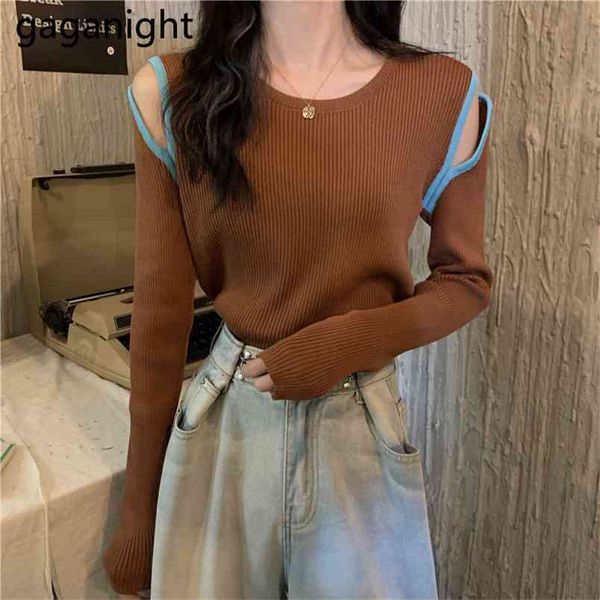 contrast sweater o-neck off shoulder pullovers casual slim thin autumn female korean fashion 210601, White
contrast sweater o-neck off shoulder pullovers casual slim thin autumn female korean fashion 210601, White