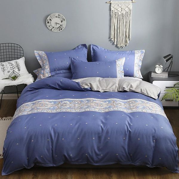 bedding sets blue luxury soft duvet cover set 3/4 pieces comfortable double design sheet pillowcase for kids and oceania
bedding sets blue luxury soft duvet cover set 3/4 pieces comfortable double design sheet pillowcase for kids and oceania