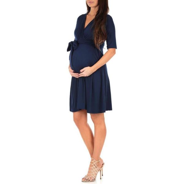 v-neck maternity wrap self-tie waist dress breastfeeding clothing pregnant casual robe grossesse dresses, White
v-neck maternity wrap self-tie waist dress breastfeeding clothing pregnant casual robe grossesse dresses, White