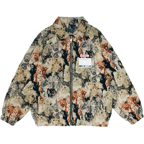 women's jackets jacket cute cat painting printed zipper coat autumn loose casual retro cool hip hop style outwear couple streetwear, Black;brown
women's jackets jacket cute cat painting printed zipper coat autumn loose casual retro cool hip hop style outwear couple streetwear, Black;brown