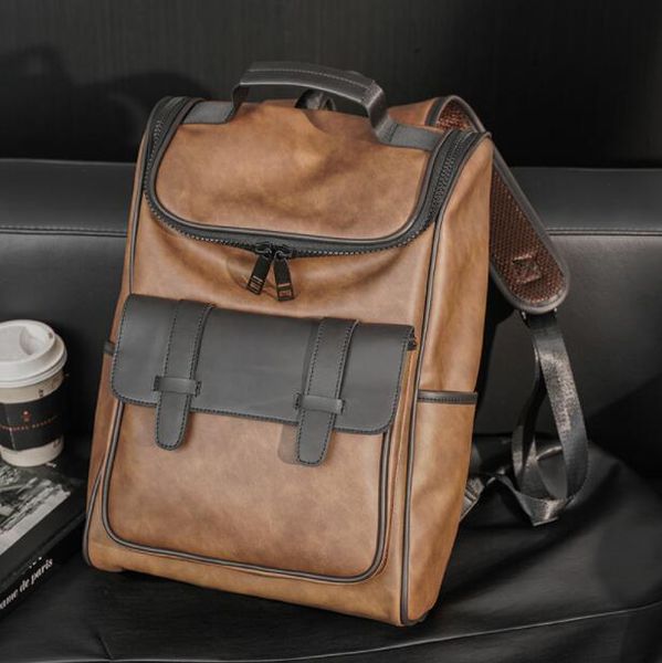 wholesale men shoulder bags retro contrast matte backpacks street trend multifunctional computer bag leather backpack decorated with outdoor
wholesale men shoulder bags retro contrast matte backpacks street trend multifunctional computer bag leather backpack decorated with outdoor