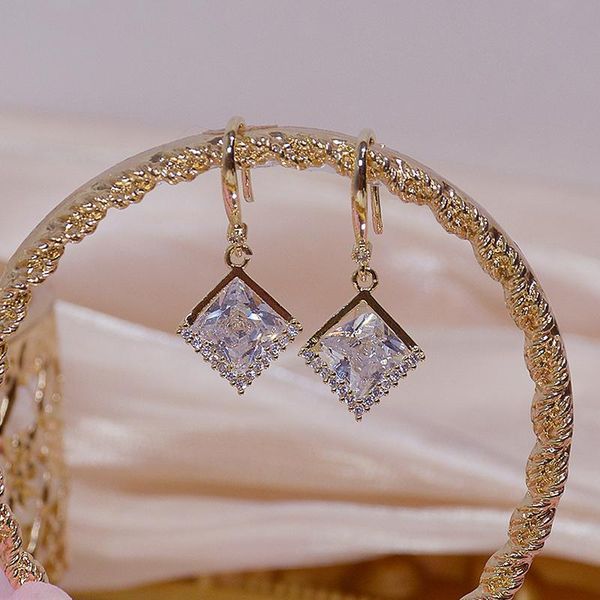 delicate jewelry 14k real gold square zircon dangle earrings for women s925 silver needle geometric drop & chandelier
delicate jewelry 14k real gold square zircon dangle earrings for women s925 silver needle geometric drop & chandelier