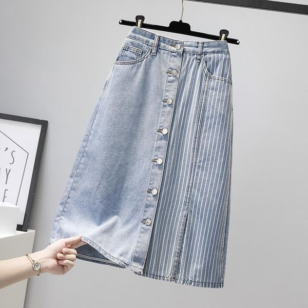 skirts loose denim skirt women summer medium long split high waist jeans patchwork female spring autumn streetwear, Black
skirts loose denim skirt women summer medium long split high waist jeans patchwork female spring autumn streetwear, Black
