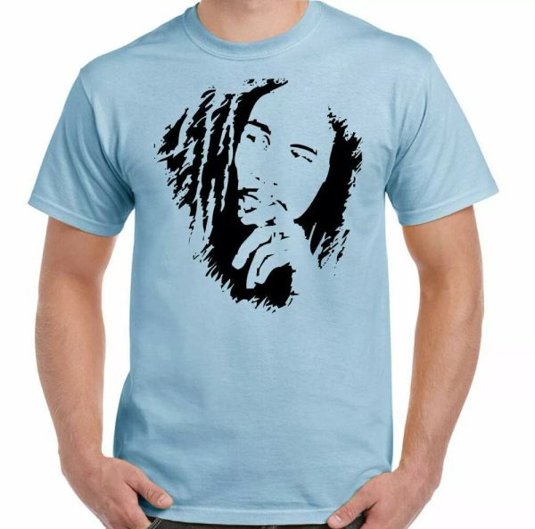 bob marley t-shirt, man music reggae jamaica roach grass toots and the maytals, White;black
bob marley t-shirt, man music reggae jamaica roach grass toots and the maytals, White;black