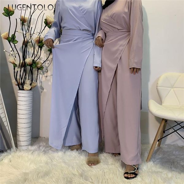 muslim sets women fashion long sleeve chiffon o-neck wide leg pants elegant lace-up ladies solid lugentolo ethnic clothing, Red
muslim sets women fashion long sleeve chiffon o-neck wide leg pants elegant lace-up ladies solid lugentolo ethnic clothing, Red