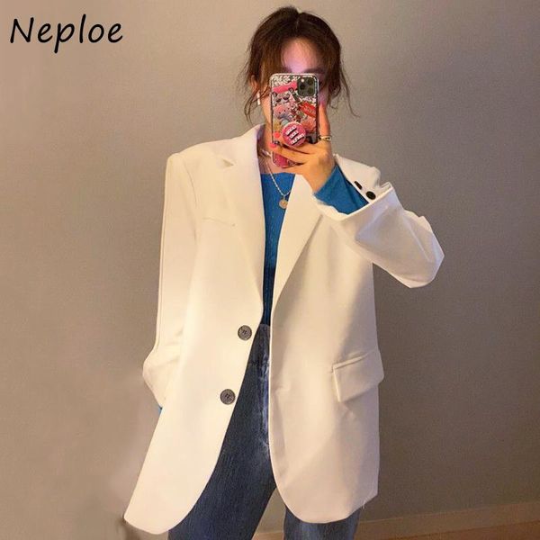 neploe chic autumn notched collar loose two buttons casual all-match jacket women fashion long sleeve ladies blazers women's suits &, White;black
neploe chic autumn notched collar loose two buttons casual all-match jacket women fashion long sleeve ladies blazers women's suits &, White;black