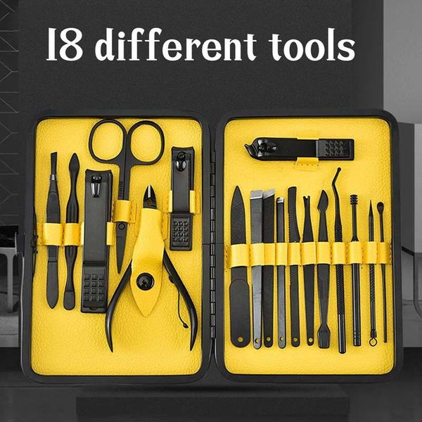 nail art kits 15/18 pcs/set professional cutter pedicure scissors set stainless steel eagle hook portable manicure clipper tool
nail art kits 15/18 pcs/set professional cutter pedicure scissors set stainless steel eagle hook portable manicure clipper tool