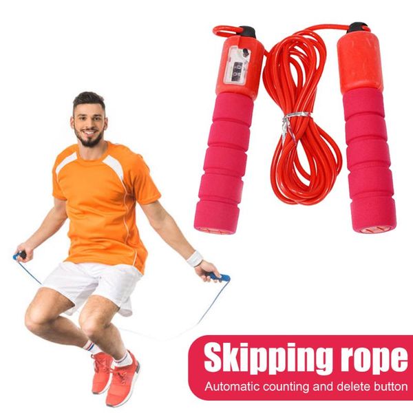 jump ropes 2.8m with counter sports fitness adjustable fast speed counting skip rope skipping wire equipment
jump ropes 2.8m with counter sports fitness adjustable fast speed counting skip rope skipping wire equipment