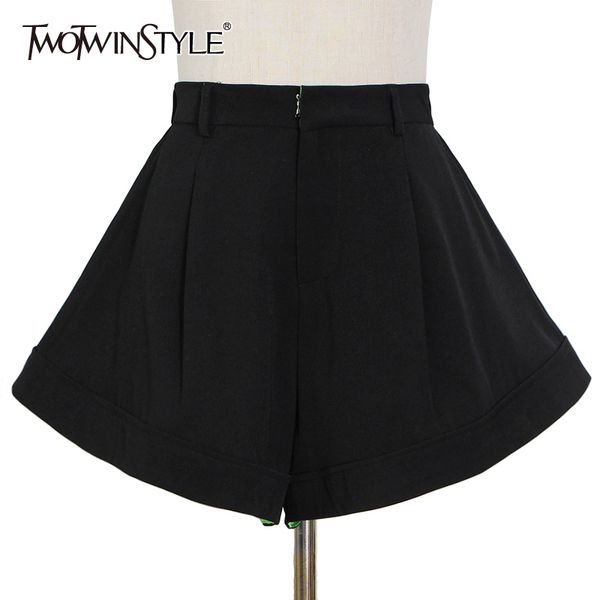 casual drawstring loose short for women high waist black patchwork hit color shorts female summer fashion tide 210428, White;black
casual drawstring loose short for women high waist black patchwork hit color shorts female summer fashion tide 210428, White;black