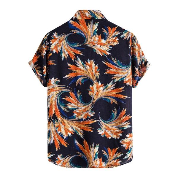 men's casual shirts vintage men print short sleeve hawaiian beach shirt blouse clothes male loose slim fit streetwear, White;black
men's casual shirts vintage men print short sleeve hawaiian beach shirt blouse clothes male loose slim fit streetwear, White;black