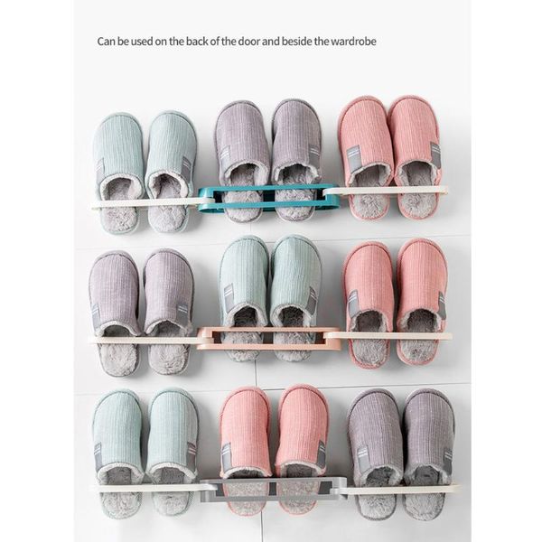 in 1 shoes rack pp slipper hanger wall mounted folding adhesive towel storage shelf for home bathroom clothing & wardrobe
in 1 shoes rack pp slipper hanger wall mounted folding adhesive towel storage shelf for home bathroom clothing & wardrobe