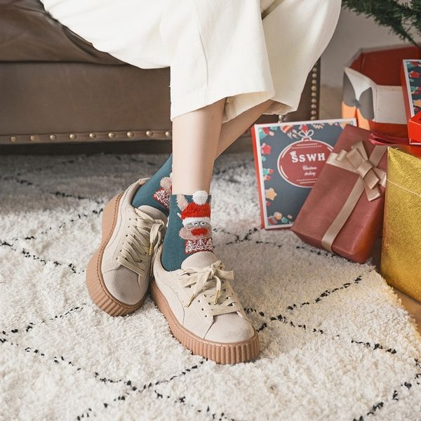 vXkE gift b hosiery 4 pairs of year of the ox birthday christmas red socks winter women's cotton christmas socks box, Black;white
vXkE gift b hosiery 4 pairs of year of the ox birthday christmas red socks winter women's cotton christmas socks box, Black;white