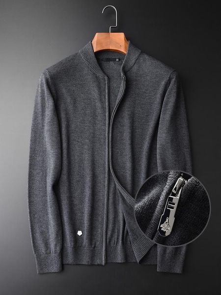 men's sweaters sweater men hight quality stand collar zipper cardigan male autumn fashion grey solid color slim fit man, White;black
men's sweaters sweater men hight quality stand collar zipper cardigan male autumn fashion grey solid color slim fit man, White;black