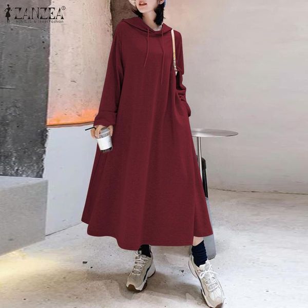 casual dresses 2022 autumn long sleeve maxi women fashion sweatshirts hooded dress solid loose sundress oversized robe, Black;gray
casual dresses 2022 autumn long sleeve maxi women fashion sweatshirts hooded dress solid loose sundress oversized robe, Black;gray