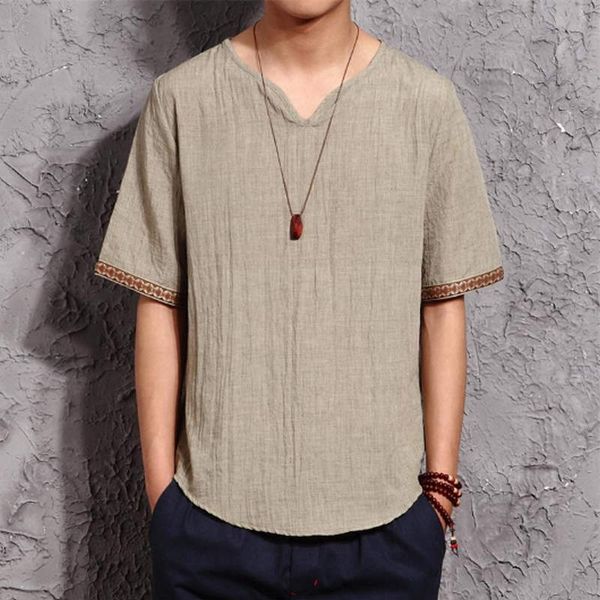 men's casual shirts summer chinese fashion shirt short sleeve linen business social ssyi, White;black
men's casual shirts summer chinese fashion shirt short sleeve linen business social ssyi, White;black