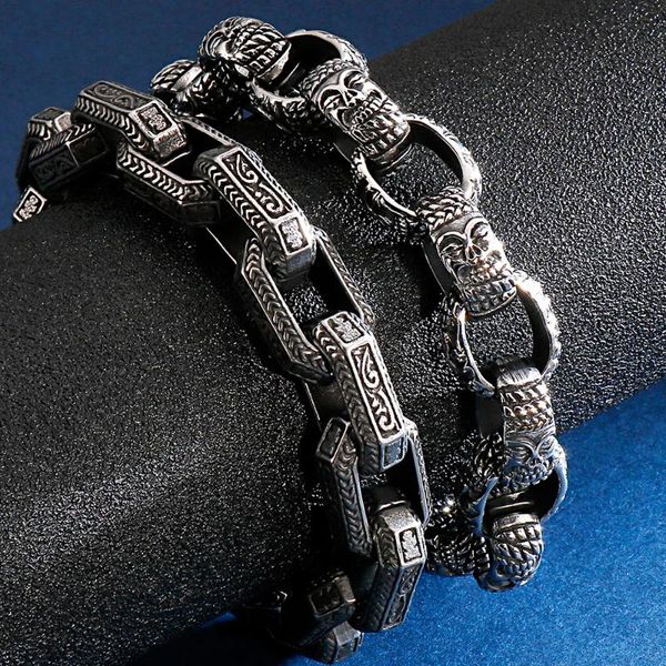 link, chain men punk buddha link bracelet vintage black stainless steel mens biker bracelets hiphop jewellery accessories
link, chain men punk buddha link bracelet vintage black stainless steel mens biker bracelets hiphop jewellery accessories