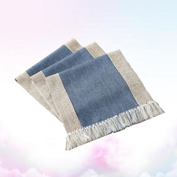 table cloth 1pc cotton and linen tassel simplicity retro double-layer household cover (dark blue 38x180cm 580g)
table cloth 1pc cotton and linen tassel simplicity retro double-layer household cover (dark blue 38x180cm 580g)