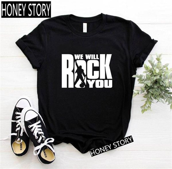 women's t-shirt fixsys women freddie mercury the queen band black t-shirts female short sleeve tees summer brand rock clothing girl te, White
women's t-shirt fixsys women freddie mercury the queen band black t-shirts female short sleeve tees summer brand rock clothing girl te, White