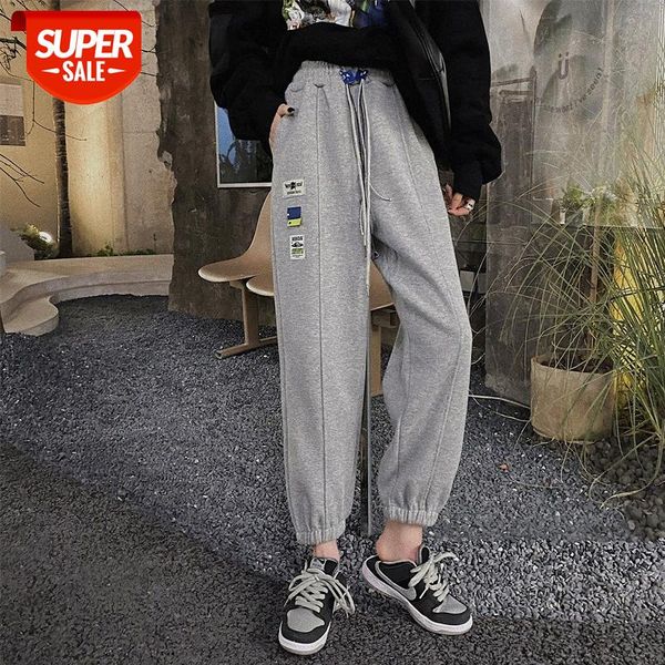 customized small standard buckle feet plus velvet sweatpants women drawstring gray guard pants korean trend women's clothing #hf7b, Black;white
customized small standard buckle feet plus velvet sweatpants women drawstring gray guard pants korean trend women's clothing #hf7b, Black;white