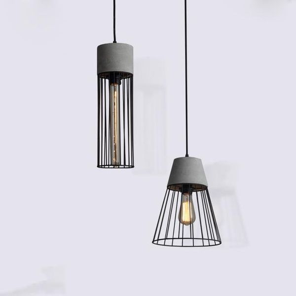 post modern hanging cement pendant lamp contemporary concrete black caged lights wrought iron lighting fixture edison lamps
post modern hanging cement pendant lamp contemporary concrete black caged lights wrought iron lighting fixture edison lamps