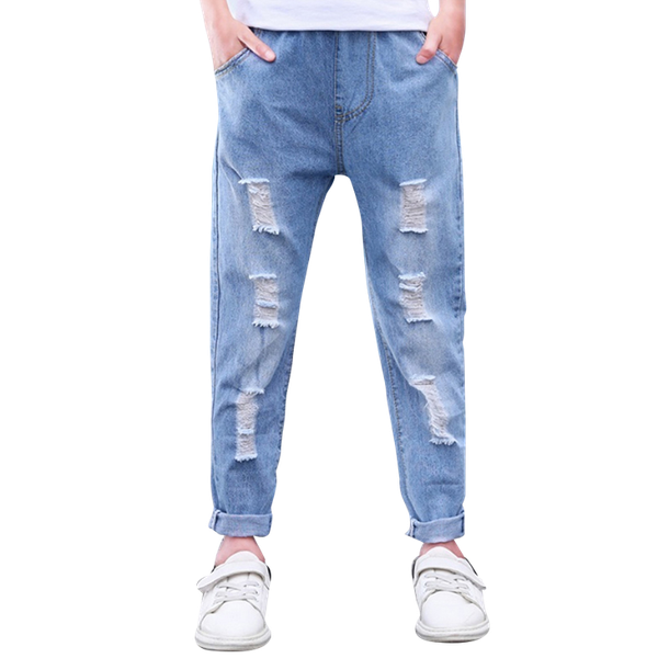 jeans ripped for boy hole casual style kid spring autumn children's clothes 6 8 10 12 14, Blue
jeans ripped for boy hole casual style kid spring autumn children's clothes 6 8 10 12 14, Blue