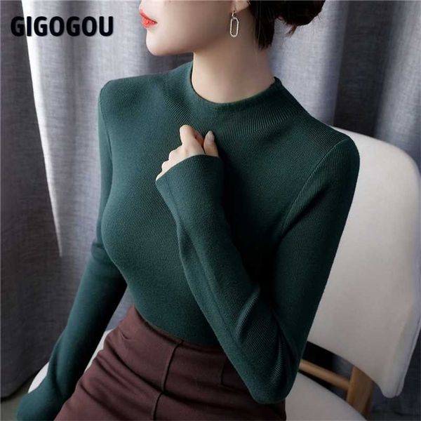 gigogou women sweaters elegant slim fit long sleeve pullover korean fashion soft knitted jumper autumn winter haut femme 211214, White;black
gigogou women sweaters elegant slim fit long sleeve pullover korean fashion soft knitted jumper autumn winter haut femme 211214, White;black
