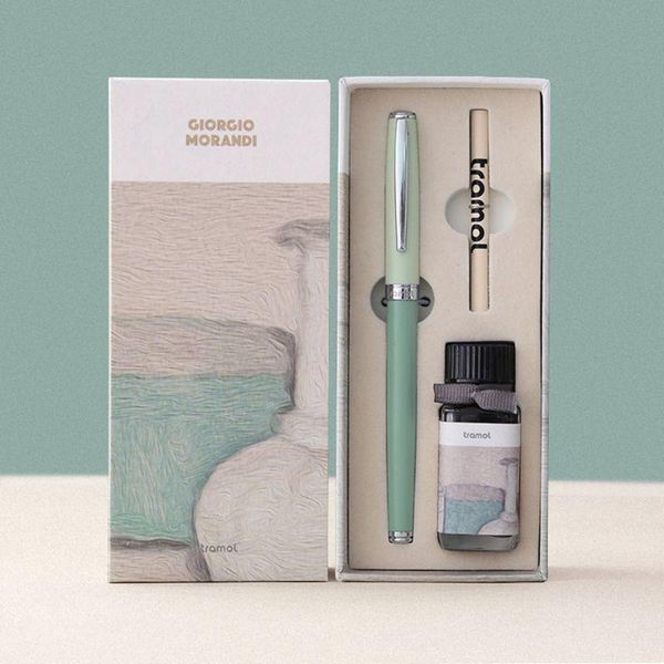 morandi 0.38/0.5mm business fountain pen signature calligraphy + 15ml ink gift box set student school supplies pens
morandi 0.38/0.5mm business fountain pen signature calligraphy + 15ml ink gift box set student school supplies pens
