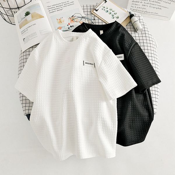 women's t-shirt korean japanese t-shirt spring fashion temperament casual solid color letter round neck summer 0wuk, White
women's t-shirt korean japanese t-shirt spring fashion temperament casual solid color letter round neck summer 0wuk, White