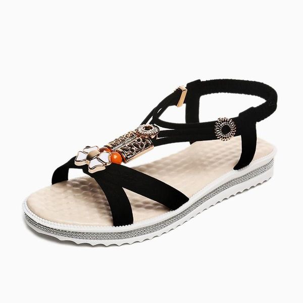 summer women's sandals fashion bohemian string bead flat woman shoes decorating platform, Black
summer women's sandals fashion bohemian string bead flat woman shoes decorating platform, Black