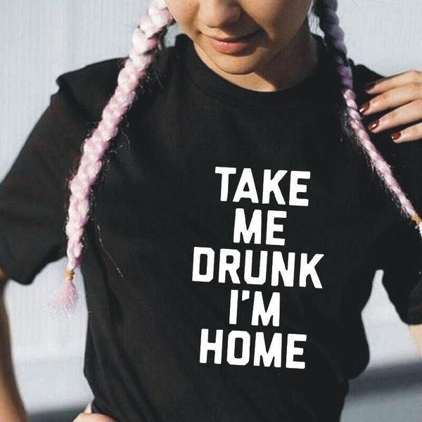 women's t-shirt harajuku tshirt take me drunk i' home short sleeve casual tee shirt femme t-shirts plus size t women camiseta mu, White
women's t-shirt harajuku tshirt take me drunk i' home short sleeve casual tee shirt femme t-shirts plus size t women camiseta mu, White