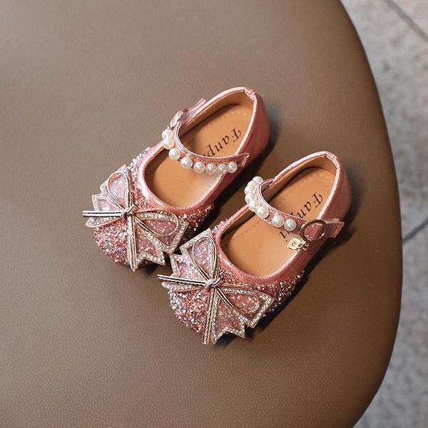 flat shoes girl rhinestone bow pearl princess flats 2021 kids leather style baby fashion dance soft sole sweet for wedding, Black;grey
flat shoes girl rhinestone bow pearl princess flats 2021 kids leather style baby fashion dance soft sole sweet for wedding, Black;grey