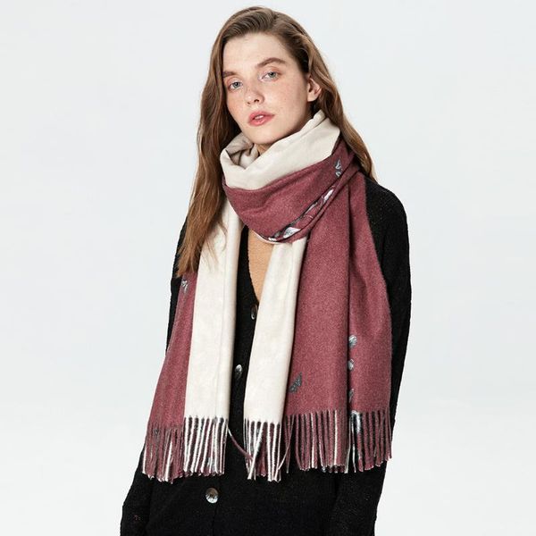 scarves 2021 style of warm keeping scarf, women's autumn and winter imitation cashmere shawl, double sided pashmina, Blue;gray
scarves 2021 style of warm keeping scarf, women's autumn and winter imitation cashmere shawl, double sided pashmina, Blue;gray