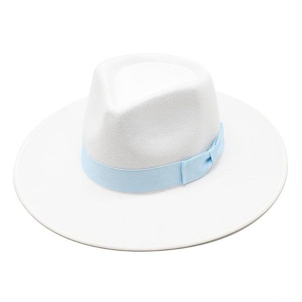wide brim hats autumn winter british retro bowknot elegant jazz hat oversized woolen gentleman cap fashion all-match edging trend, Blue;gray
wide brim hats autumn winter british retro bowknot elegant jazz hat oversized woolen gentleman cap fashion all-match edging trend, Blue;gray