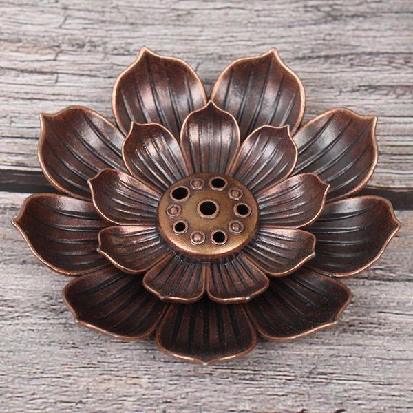 alloy incense burner stick holder plate buddhism lotus censer bronze nasturtium fragrance lamps
alloy incense burner stick holder plate buddhism lotus censer bronze nasturtium fragrance lamps
