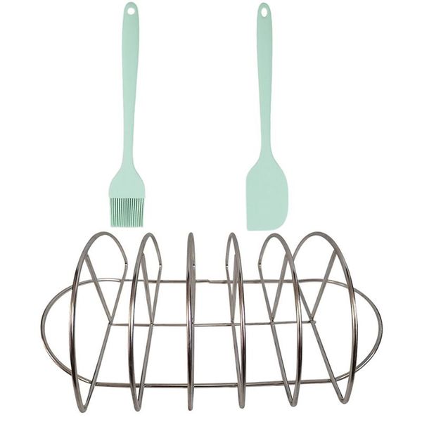 tools & accessories 3pcs bbq tool set non-stick steak grilling rack with oil basting brush and baking spatula barbecue kitchen supplies
tools & accessories 3pcs bbq tool set non-stick steak grilling rack with oil basting brush and baking spatula barbecue kitchen supplies