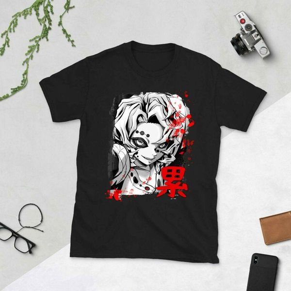 kimetsu no yaiba rui essential t-shirt, White;black 
kimetsu no yaiba rui essential t-shirt, White;black