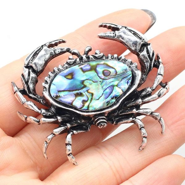 pins, brooches natural shell brooch crab shape abalone white pins pendant charm for diy jewelry making gift size 40x48mm, Gray
pins, brooches natural shell brooch crab shape abalone white pins pendant charm for diy jewelry making gift size 40x48mm, Gray