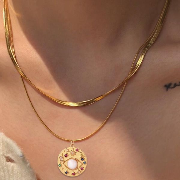pendant necklaces charms necklace evil blue eye moon star sun diy women's neck chain snake long heart gold, Silver
pendant necklaces charms necklace evil blue eye moon star sun diy women's neck chain snake long heart gold, Silver