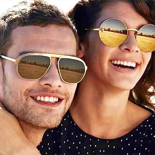 oval rivet drive sunglasses for man fashion vintage steampunk cool pilot uv400, White;black
oval rivet drive sunglasses for man fashion vintage steampunk cool pilot uv400, White;black
