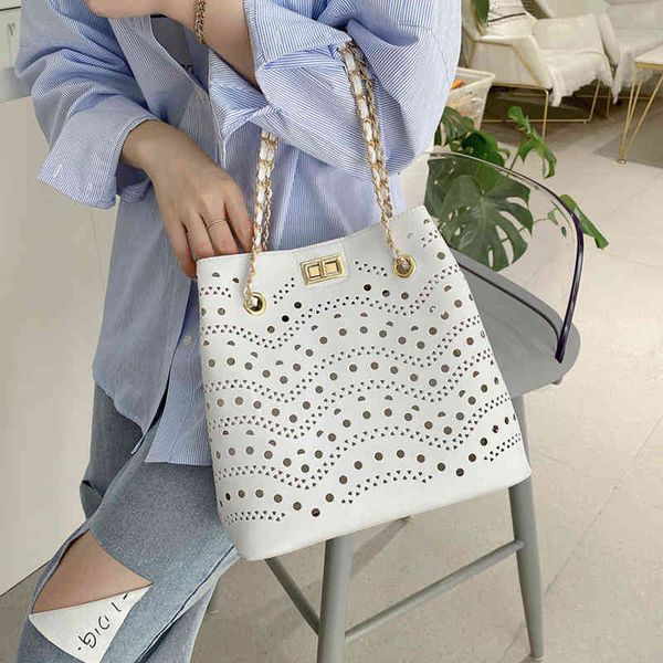 evening bags big hollow bucket for women pu leather tote chian crossbody handbag female white shoulder shopper a3mn
evening bags big hollow bucket for women pu leather tote chian crossbody handbag female white shoulder shopper a3mn