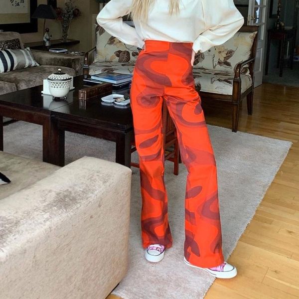 women's pants & capris 2021 fashion women high waist irregular pattern stylish for shopping daily wear, Black;white
women's pants & capris 2021 fashion women high waist irregular pattern stylish for shopping daily wear, Black;white