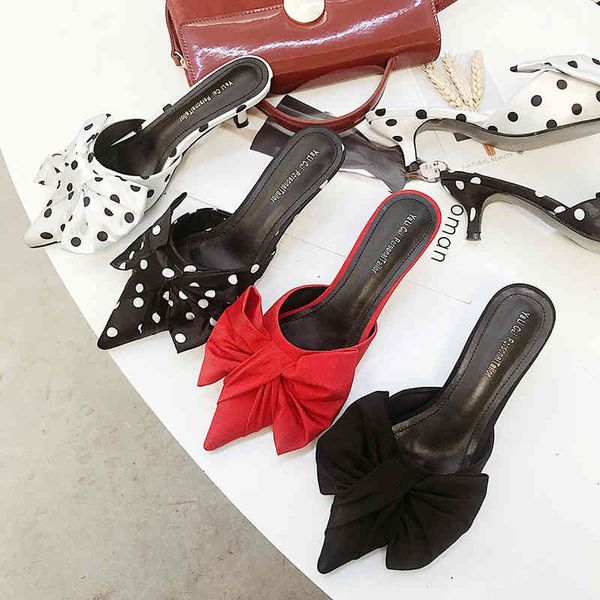 pointed toe women slippers ladies summer outside mules shoes shallow flats bow design thin low heels sandals slides beach shoes 210513, Black
pointed toe women slippers ladies summer outside mules shoes shallow flats bow design thin low heels sandals slides beach shoes 210513, Black